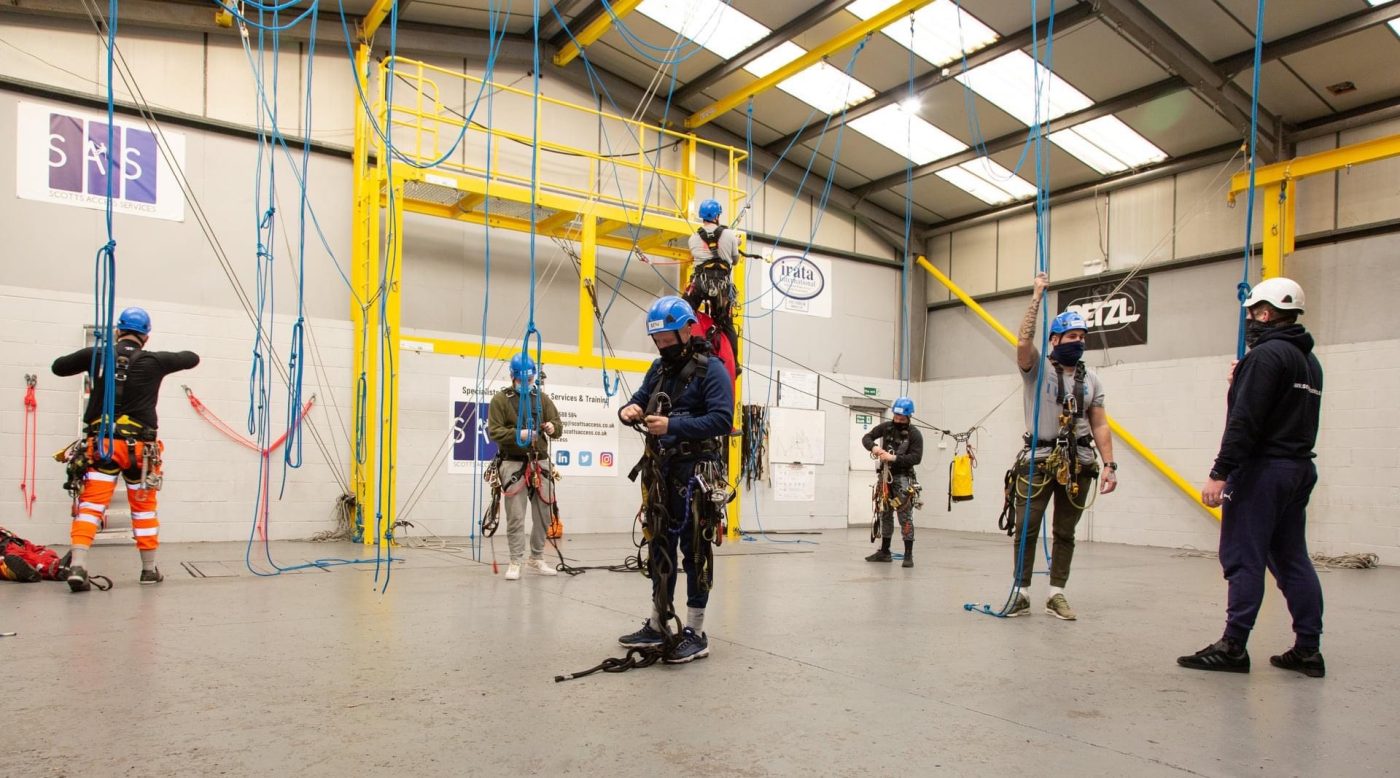 Rope Access Training Courses Level 1 Scott's Access Services